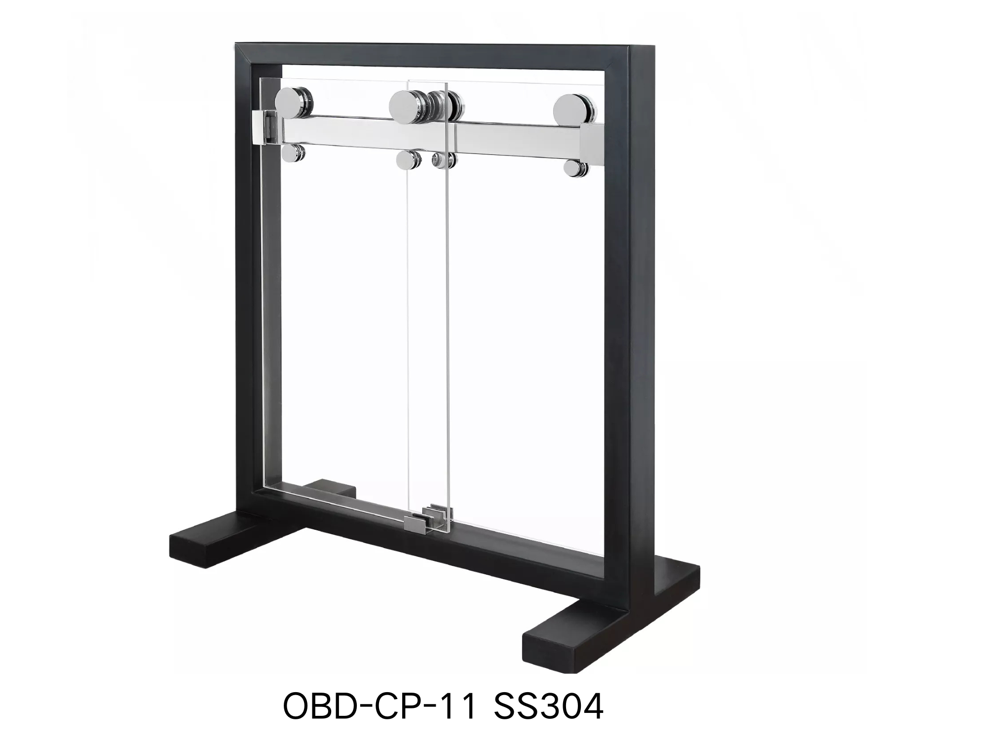 SS304 Frameless Sliding Shower Door Hardware Fittings