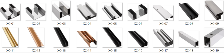 L-Shaped Sliding Shower Door Hardware System