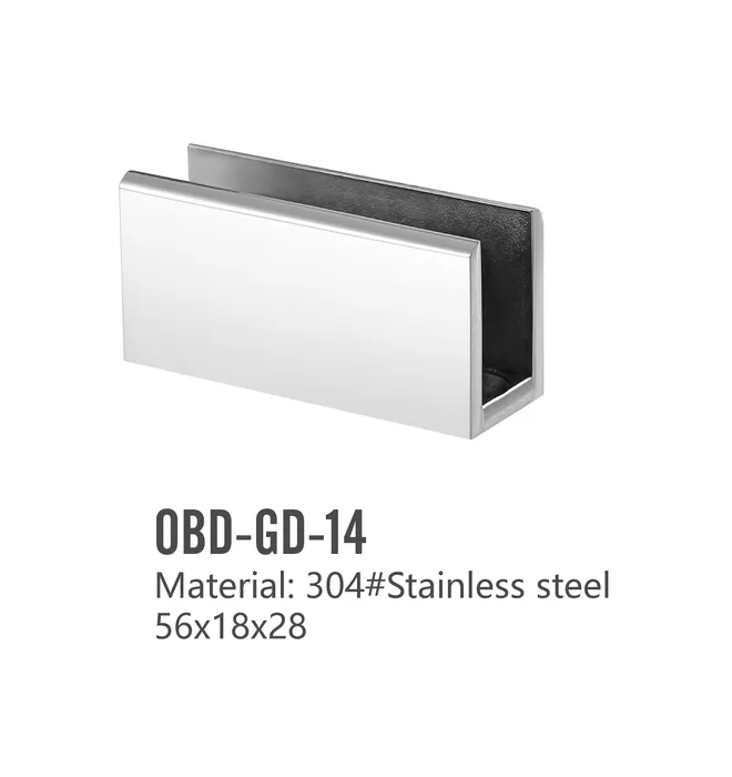SS304 Shower door Clamps and Brackets