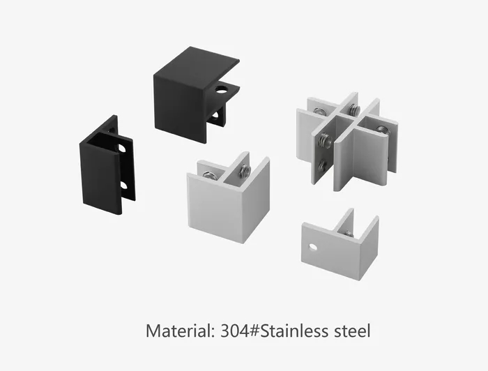 SS304 Shower door Clamps and Brackets