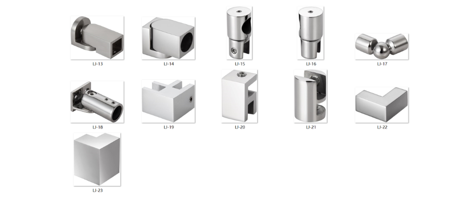 SS304 Shower door Clamps and Brackets