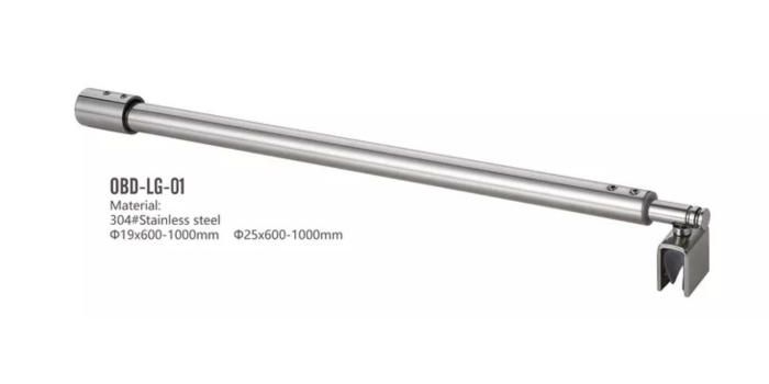 SS304 Glass Support Bars and Stabilizers 