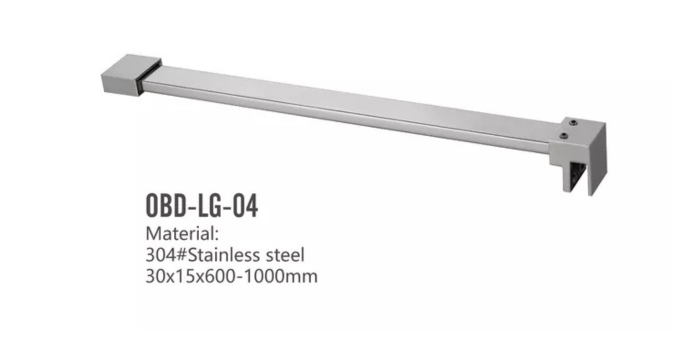 SS304 Glass Support Bars and Stabilizers 