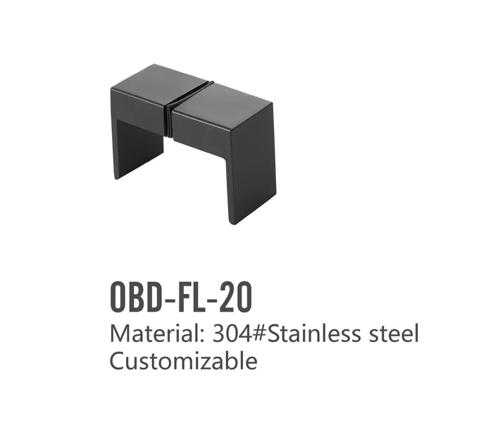 SS304 Square Shower Door Handles