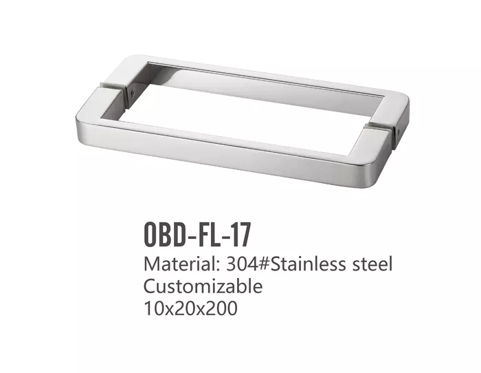 SS304 Square Shower Door Handles