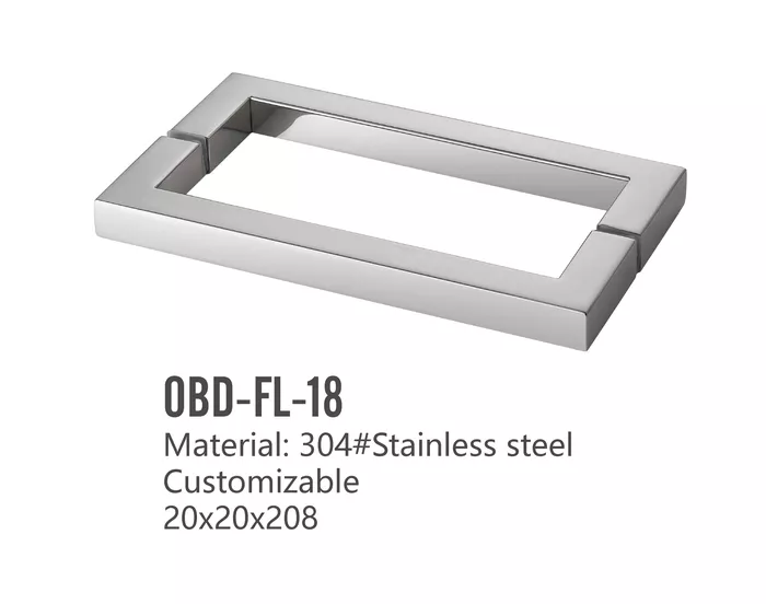 SS304 Square Shower Door Handles