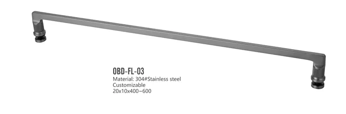 SS304 Square Shower Door Handles