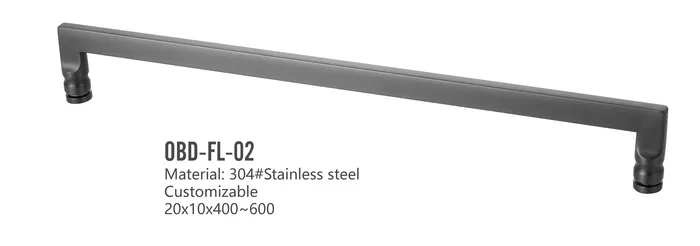 SS304 Square Shower Door Handles