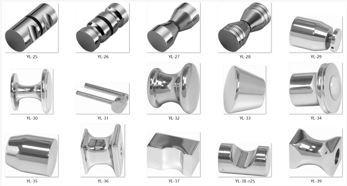 SS304 Shower Door Knobs