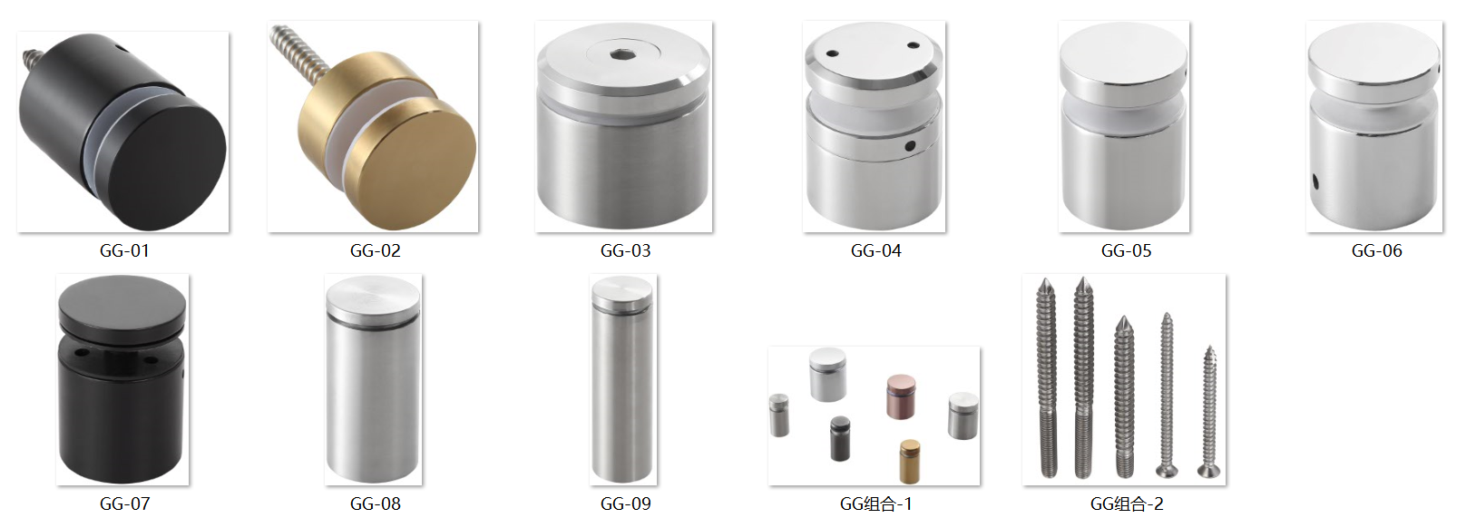 Advertising Stand Fittings And Sign Standoffs
